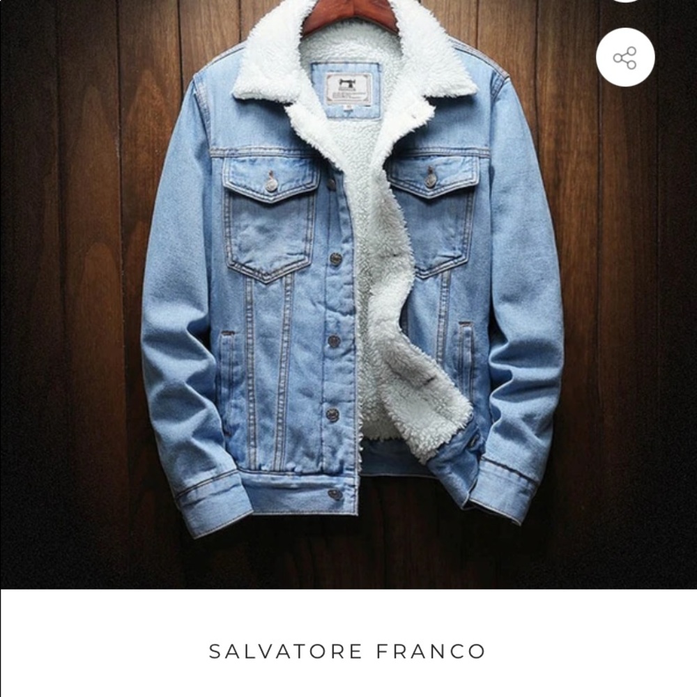 Wool lined jean jacket. Does not have tags, but has not been worn.